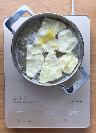 freir obleas wonton