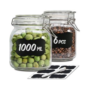 tarro de cristal hermetico de 1 l
