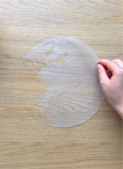 oblea de papel de arroz