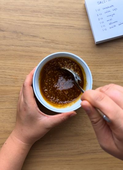 salsa de cacahuete para fideos